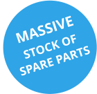 MASSIVE STOCK OF SPARE PARTS